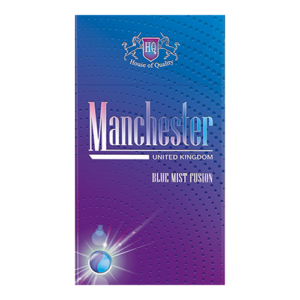 Сигареты Manchester Blue Mist (Манчестер Черника с Ментолом с кнопкой)