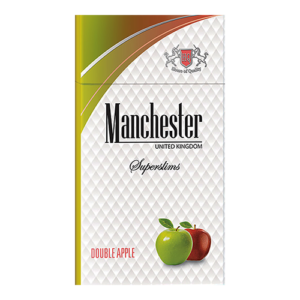 Сигареты Manchester Double Apple Superslims (Манчестер Двойное Яблоко Суперслимс)