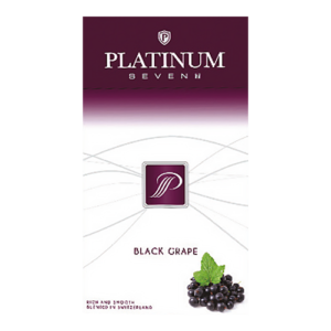 Сигареты Platinum Seven Superslims Black Grape (Платинум Суперслимс Виноград)