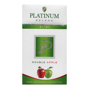 Сигареты Platinum Seven Slims Double Apple (Платинум Cлимс Двойное Яблоко)